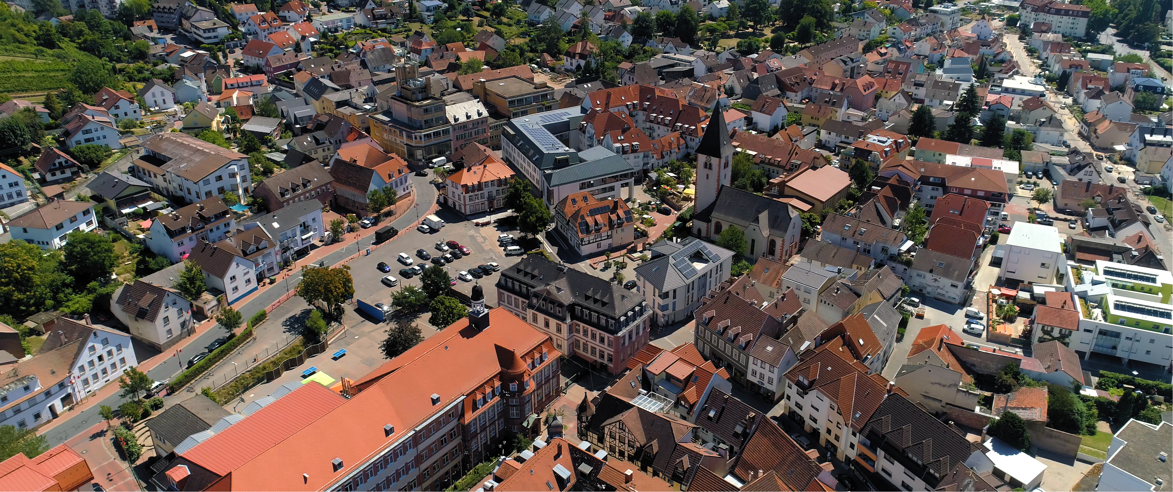  Für die weitere Innenstadtentwicklung erhält die Große Kreisstadt aus dem Landessanierungsprogramm 1,3 Mio. €. / (Foto: Stadt Leimen) 