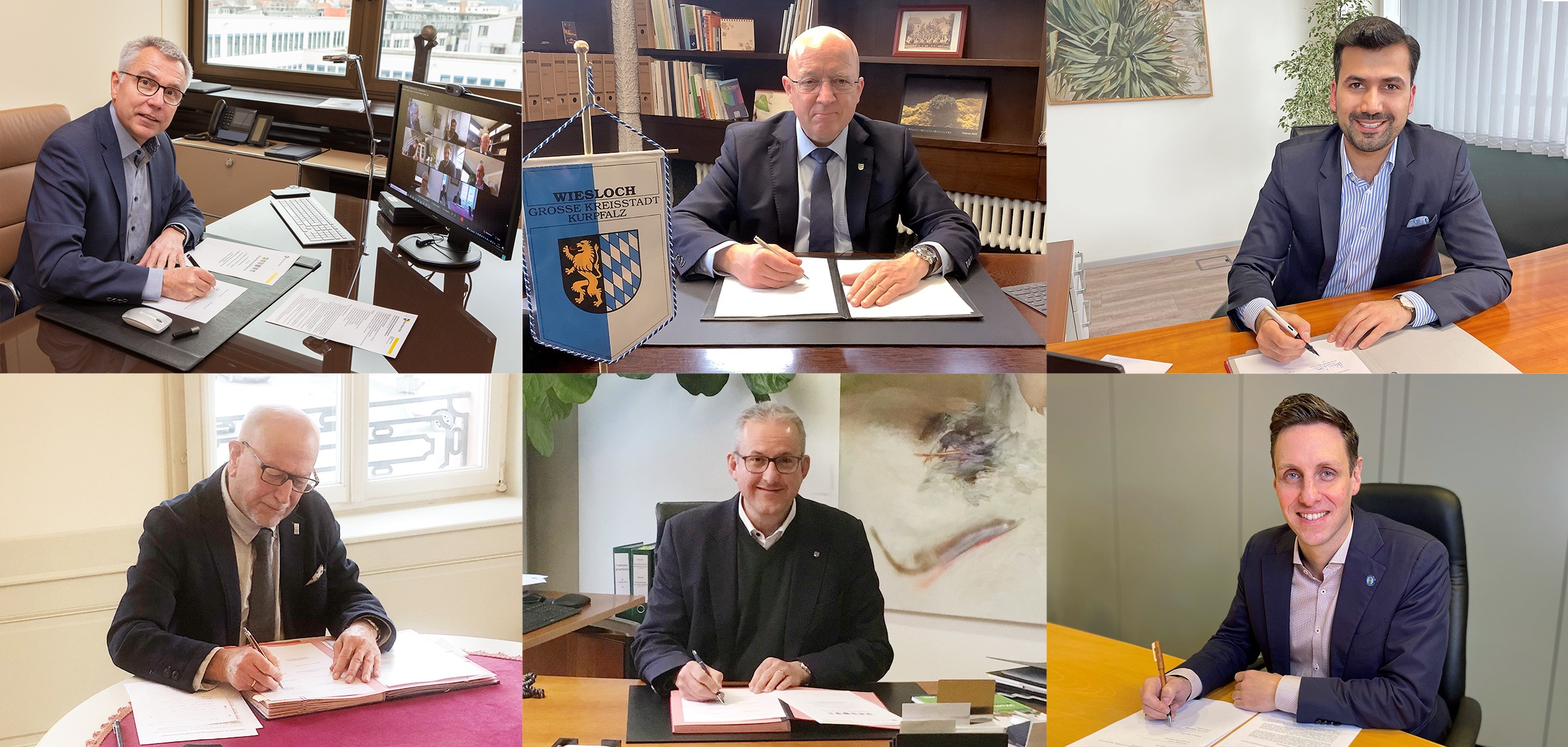  Landrat und Bürgermeister der beteiligten Kommunen unterzeichnen Kooperationsvertrag für die Radschnellverbindung Heidelberg – Walldorf/Wiesloch 