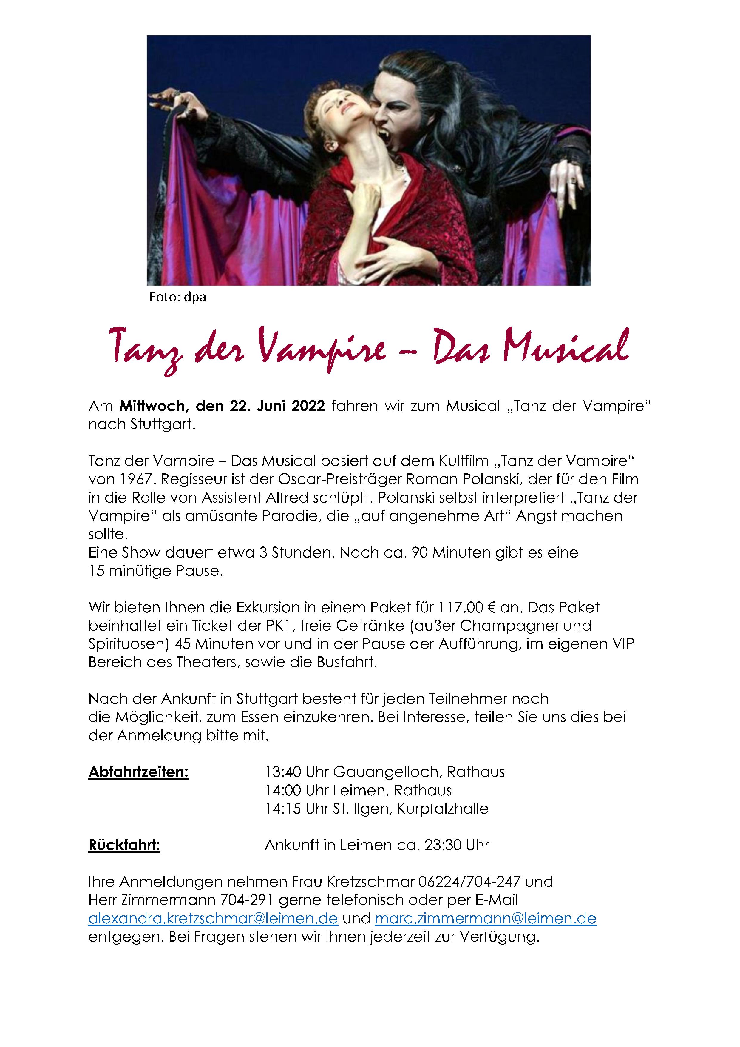  Musical Tanz der Vampire 