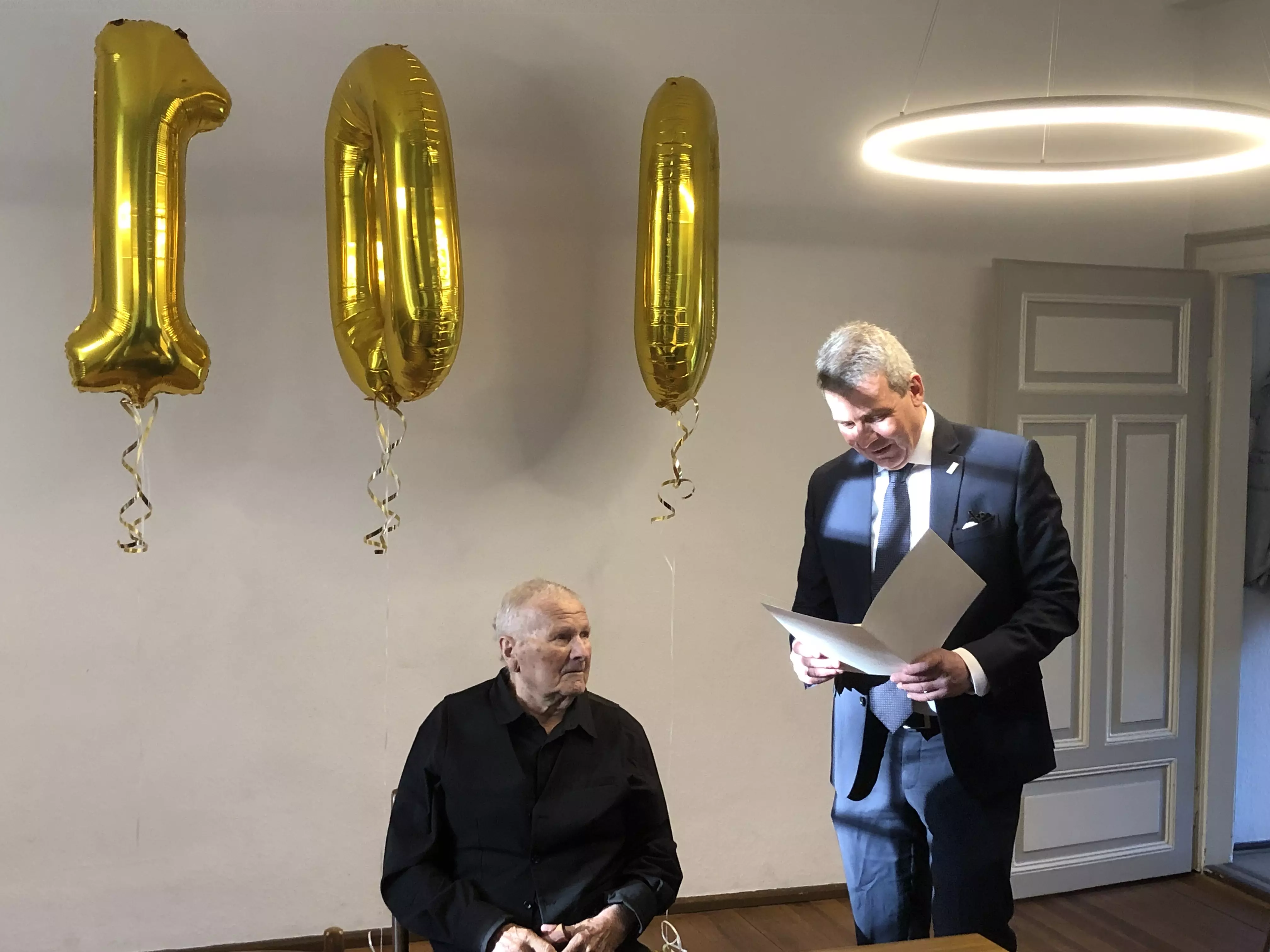 Peter Mandl 100 Jahre alt
