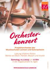 Orchester-Konzert -Musikschule Leimen